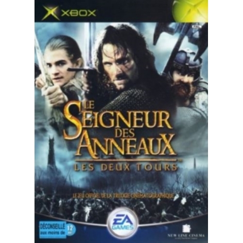 LE SEIGNEUR DES ANNEAUX LES DEUX TOURS XBOX AVEC NOTICE