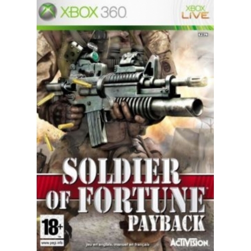 Soldier of fortune - Payback xbox 360 avec notice 