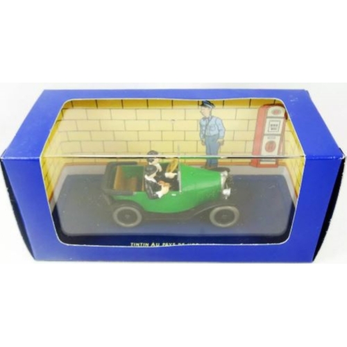 Tintin - Editions Atlas - N° 17 La Citroen Torpedo des Duponts Tintin au pays de l'or noir