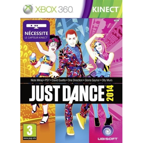 JUST DANCE 2014 KINECT XBOX 360 AVEC NOTICE 