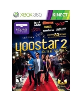 YOOSTAR 2 IN THE MOVIES KINECT XBOX 360 AVEC NOTICE 