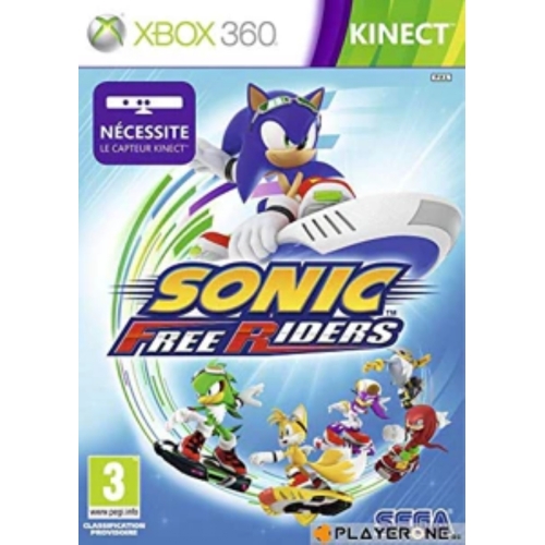 SONIC FREE RIDERS KINECT XBOX 360 AVEC NOTICE 