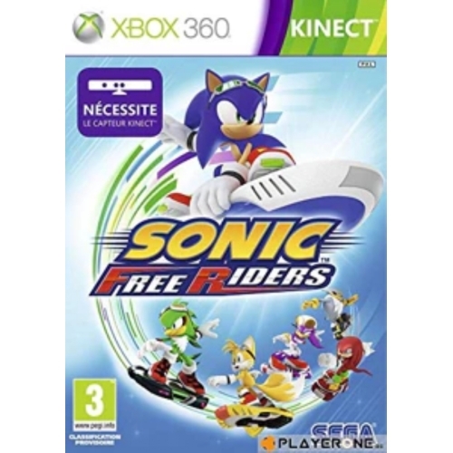 SONIC FREE RIDERS KINECT XBOX 360 AVEC NOTICE 
