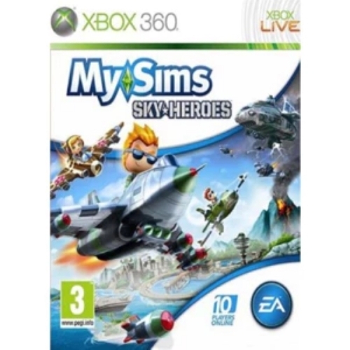 MY SIMS SKYHEROES XBOX 360 AVEC NOTICE 