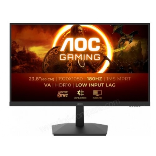 ECRAN GAMER AOC 24G15N2 LED 180HZ 23.8" 1MS HDMI/DP 