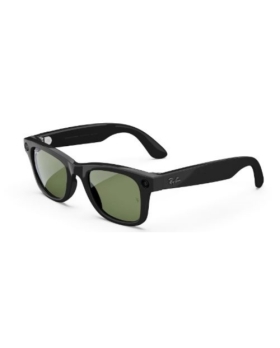 LUNETTE IA META CAMERA RAY-BAN WAYFARER SHINY BLACK
