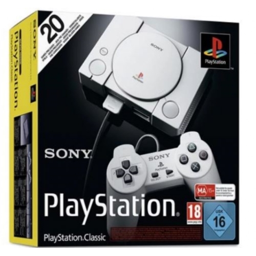 SONY PLAYSTATION PS1 CLASSIC MINI SCPH-1000R 20 JEUX INCLUS 
