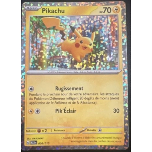 PIKACHU PV70 006/015