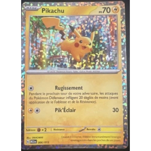 PIKACHU PV70 006/015