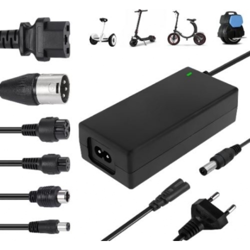 CHARGEUR UNIVERSEL TROTINETTE ELECTRIQUE 54.6V 2A