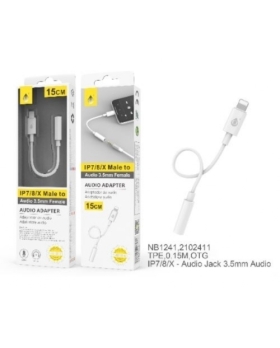 Adaptateur Jack Lightning Iphone pour Casque - 3,5mm