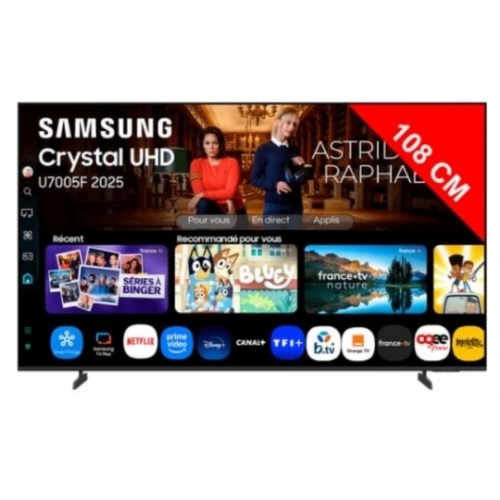 TV SAMSUNG TU43U7005F LED 108CM TNT HD SMART TV 4K ULTRA HD HDR 