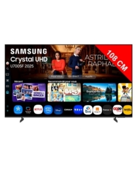TV SAMSUNG TU43U7005F LED 108CM TNT HD SMART TV 4K ULTRA HD HDR 