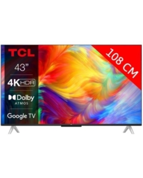 TV TCL 43P637 108CM TNT HD 4K HDR UHD SMART TV HDMI/USB 
