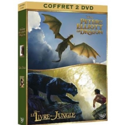 COFFRET 2 DVD PETER ET ELLIOTT LE DRAGON ET LE LIVRE DE LA JUNGLE