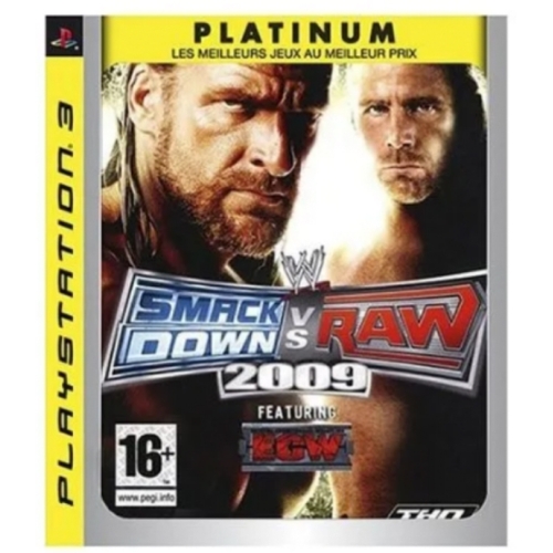 WWE SMACK DOWN VS RAW 2009 PLATINUM PS3 SANS NOTICE