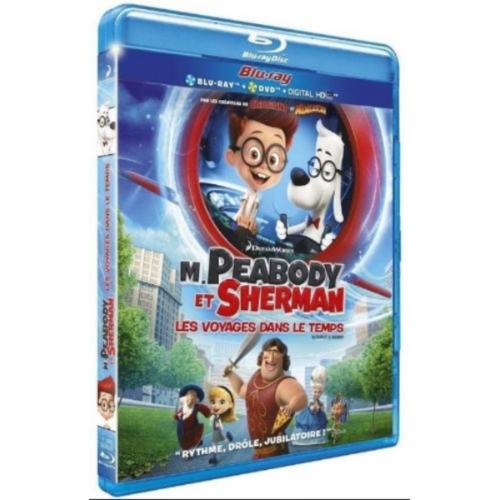 M.PEABODY ET SHERMAN LES VOYAGES DANS LE TEMPS COMBO BLU-RAY + DVD