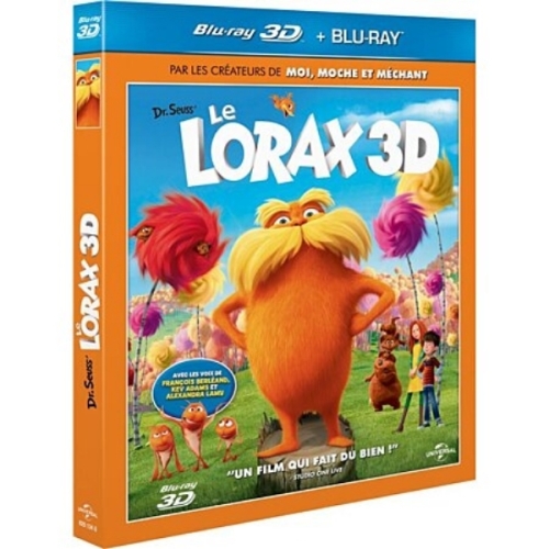 le Lorax blu-ray 