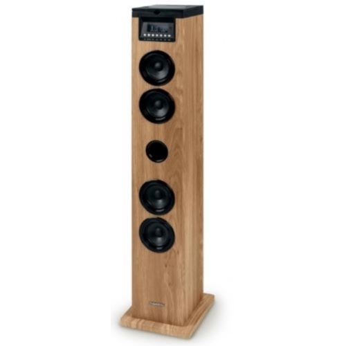 THOMSON Tour de Son Bluetooth avec Lecteur CD, Enceinte Colonne Hifi 60W, Radio FM, Port Aux et USB,