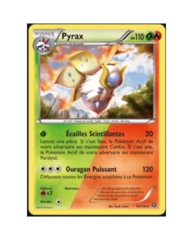 CARTE POKEMON PYRAX 15/114 PV110
