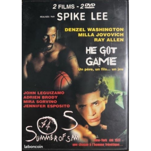 Spike Lee - 2 films - Summer of Sam + He Got Game Pack Dvd 