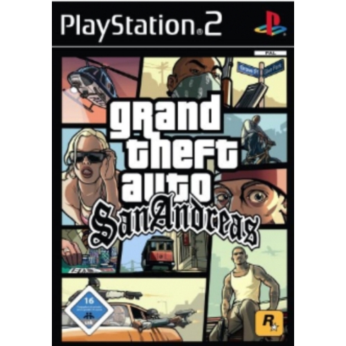 Grand Theft Auto San Andreas PS2 AVEC NOTICE