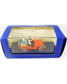 Tintin - Editions Atlas - N° 07 La Jeep Willys rouge Tintin au pays de l'or