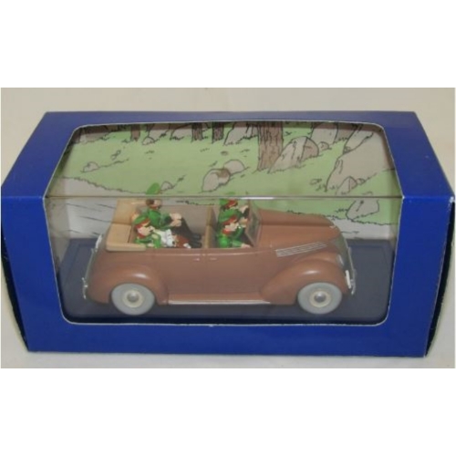 TINTIN  LA FORD V8 DECAPOTABLE DU SCEPTRE D'OTTOKAR N° 34