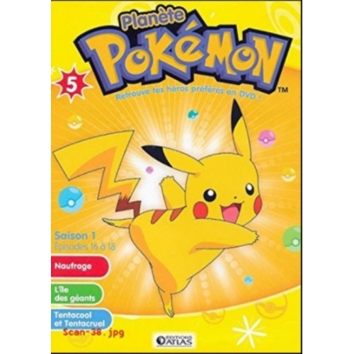 PLANETE POKEMON SAISON 1 EPISODES 16  a 18 Dvd