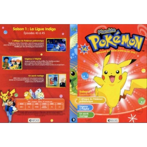 PLANETE POKEMON SAISON 1 EPISODES 43 a 45 Dvd