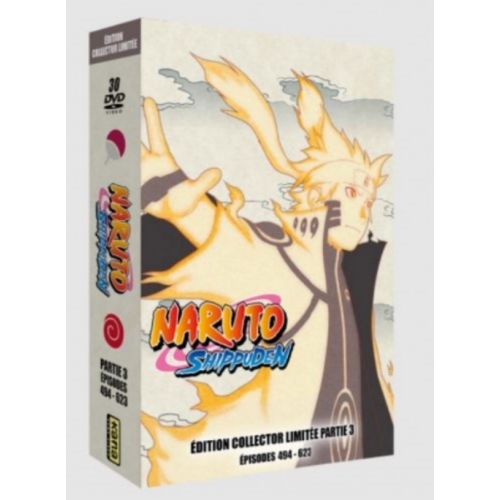 COFFRET NARUTO EDITION LIMITEE PARTIE 3 EPISODES 494/623