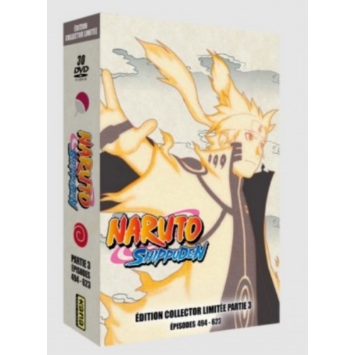 COFFRET NARUTO EDITION LIMITEE PARTIE 3 EPISODES 494/623