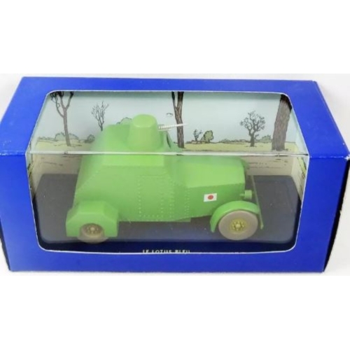 Tintin - Editions Atlas - N° 37 L'automitrailleuse blindée Le lotus bleu
