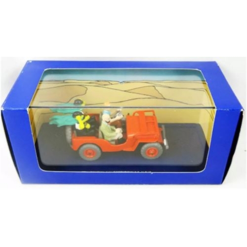 Tintin - Editions Atlas - N° 44 La Jeep rouge de la couverture Tintin au pays de l'or noir