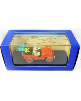 Tintin - Editions Atlas - N° 44 La Jeep rouge de la couverture Tintin au pays de l'or noir