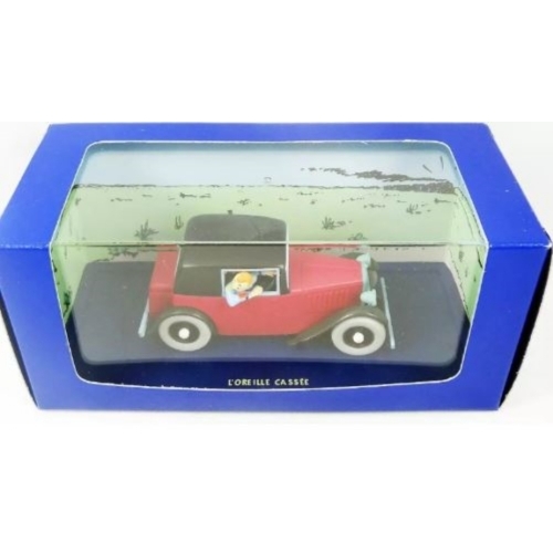 Tintin - Editions Atlas - N° 13 Le coupé Spider L'oreille cassée