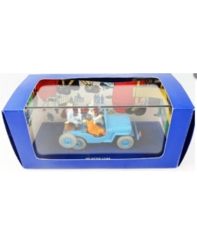 Tintin - Editions Atlas - N° 01 La Jeep Willys bleue Tintin Objectif Lune