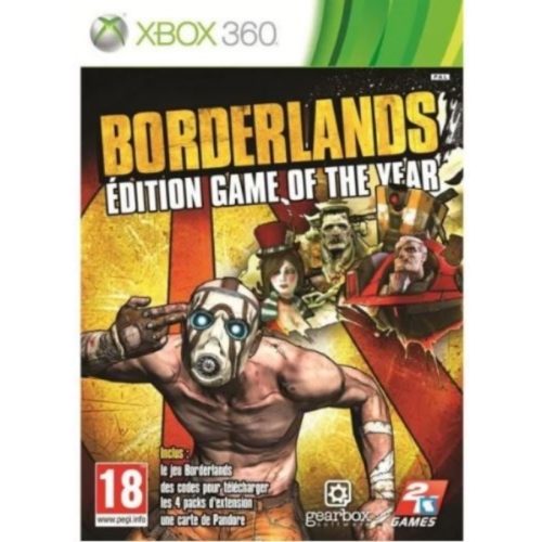 BORDERLANDS EDITION GAME OF THE YEAR XBOX 360 AVEC NOTICE 