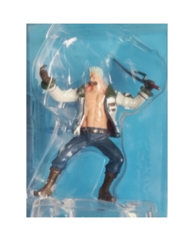 Figurine One Piece N°13 SMOKER le chasseur blanc + Fascicule 