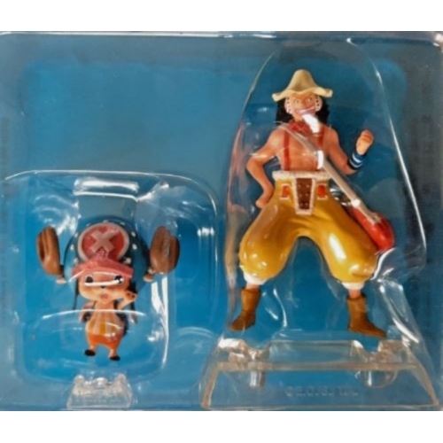 One Piece figurines Usopp et TonyTony Chopper N°3 + Fascicule