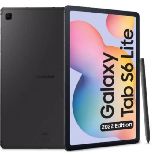 SAMSUNG GALAXY TAB S6 LITE 2022 10.4' NOIR 64GO RAM:4GO 8MPX AVEC STYLET+COQUE