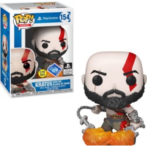 POP 154 PLAYSTATION KRATOS WITH THE BLADES OF CHAOS 