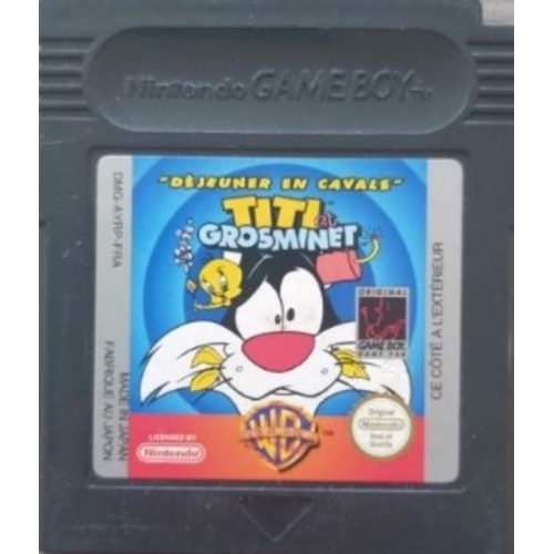 TITI ET GROSMINET DEJEUNER EN CAVALE - NINTENDO GAME BOY 