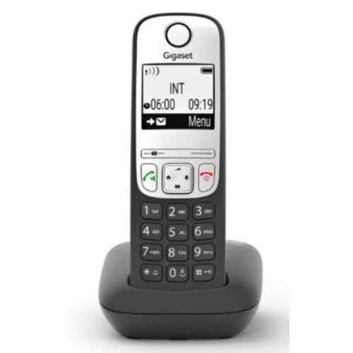 Téléphone Fixe Sans Fil Gigaset A660 Solo Noir Sans Répondeur