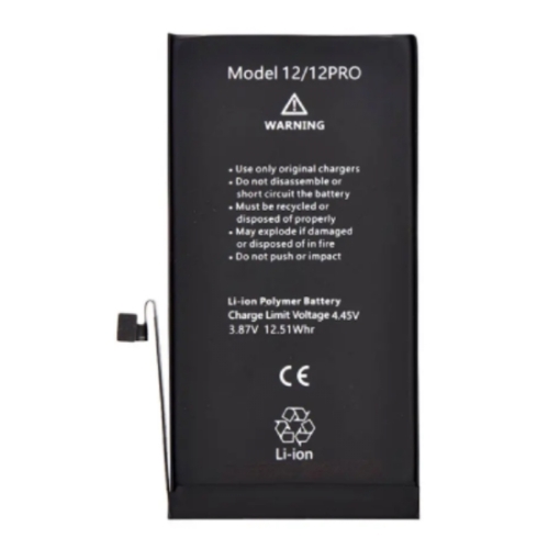 REMPLACEMENT Batterie COMPATIBLE DIAGNOSTICABLE BATTERIE100%  Apple iPhone 12/12PRO + MONTAGE