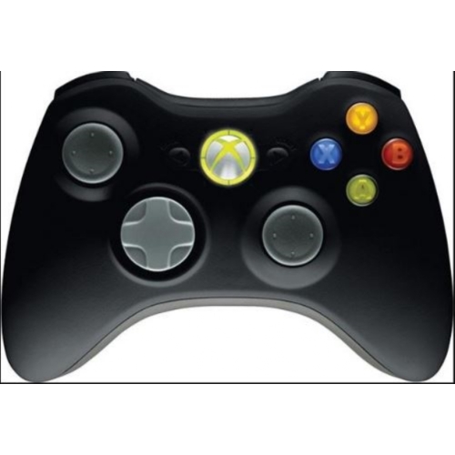 MANETTE XBOX 360 OFFICIELLE NOIR 