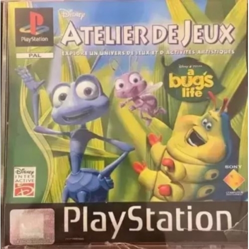 A Bug's Life : Atelier de Jeux PS1 avec notice