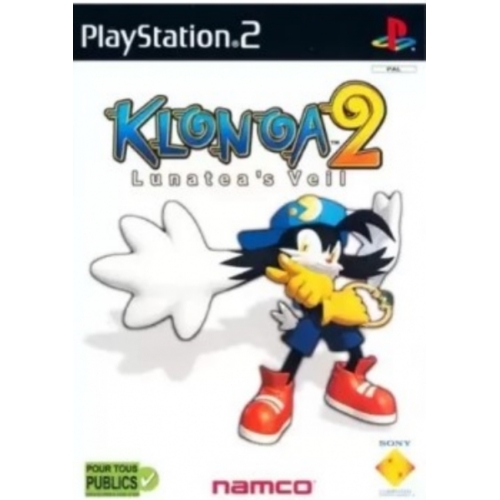 ps2 : klonoa 2 lunatea's veil avec notice