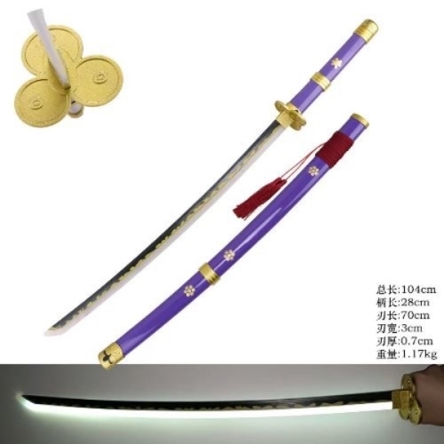 SH-661V-GD KATANA ENMA ZORO RORONOA ONE PIECE V2 ENMA LUMINEUX