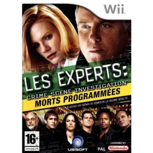 LES EXPERTS CRIME SCENE INVESTIGATION MORTS PROGRAMMEES WII AVEC NOTICE 